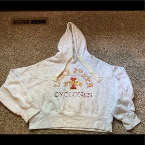Iowa State Cropped Hoodie
